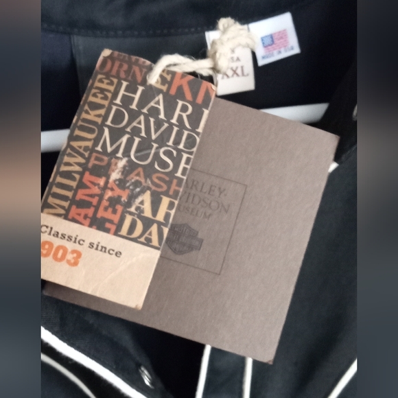 Harley-Davidson Western Long Sleeve snap button Embroidered Shirt  XXL - Picture 3 of 4